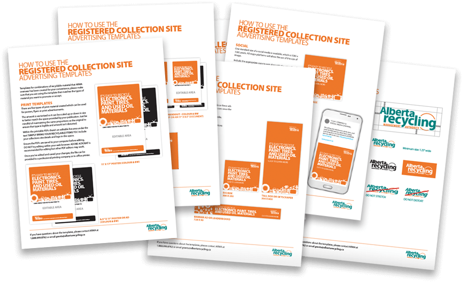 Registered Collection Site templates overview.